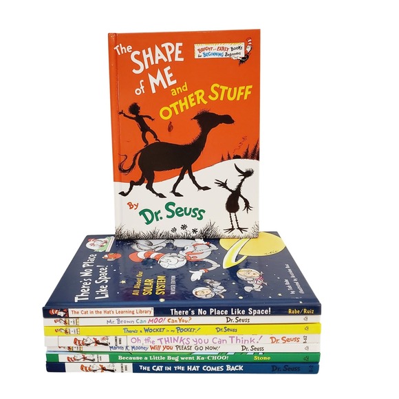 Dr. Seuss Other - Dr Seuss Beginner Books Lot of 8 Hardcover Cat in the Hat Learning Library Kids